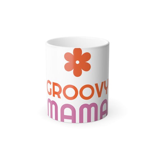 Mug Groovy Mama 11oz Color Morphing